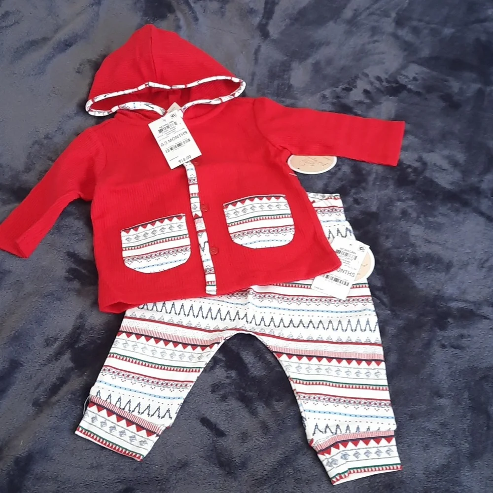 Hooded Fair Isle Jacket and matching joggers